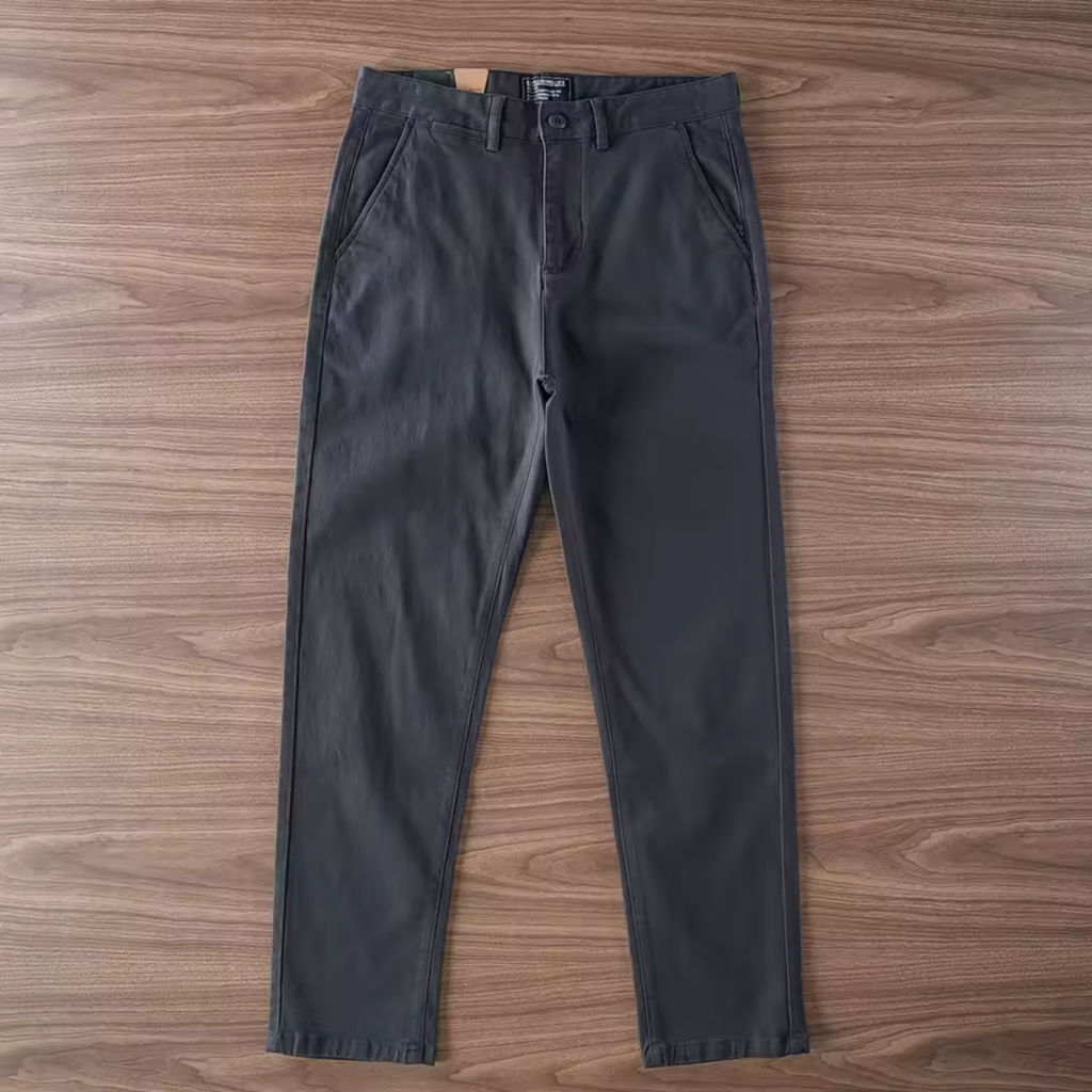Calça sarja premium grafite