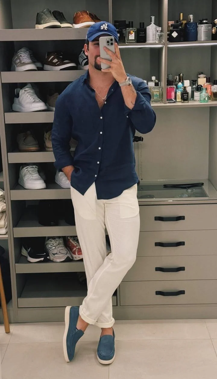 Look masculino com calça Legado do Homem