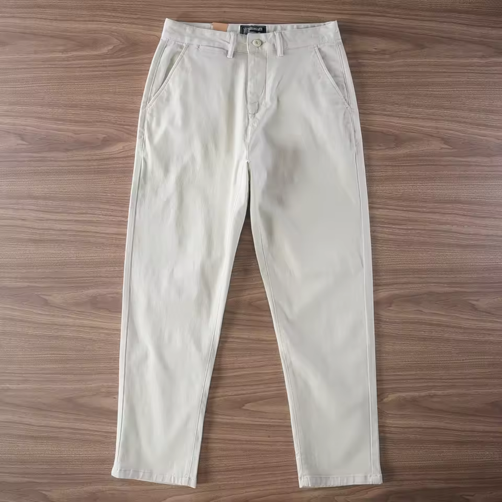 Calça sarja premium off-white